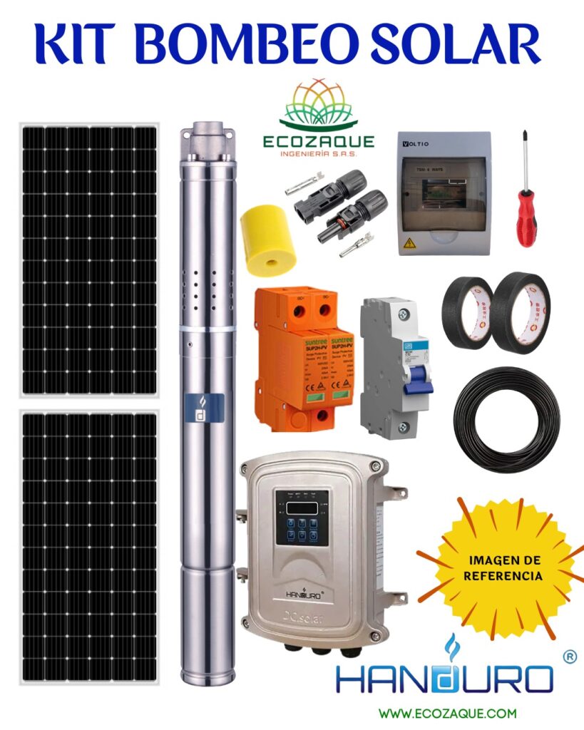 KIT BOMBA SOLAR TIPO LAPICERO 400W DIAM. EXT. 3 PULGADAS – MARCA ...
