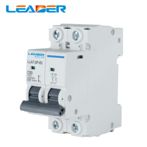 BREAKER TERMOMAGNETICO AC 2P 16A / 20A / 32A / 63A - 415V  LEADER