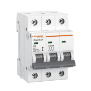 BREAKER TERMOMAGNETICO AC 3P 16A / 20A / 32A / 63A / 80A / 100A / 125A - 415V  LEADER