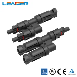 PAREJA DE CONECTORES MC4 TIPO T 1500VDC LEADER