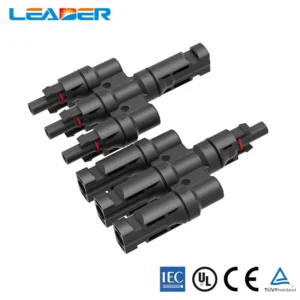 PAREJA DE CONECTORES MC4 3E/1S 1500VDC LEADER