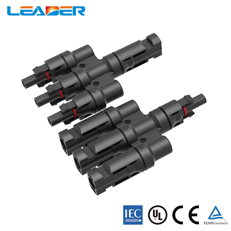 PAREJA DE CONECTORES MC4 3E/1S 1500VDC LEADER