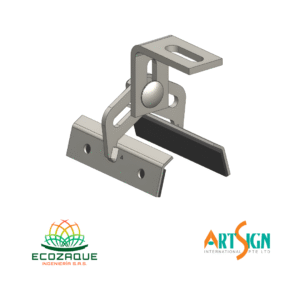 Soporte ajustable para teja tipo sandwich