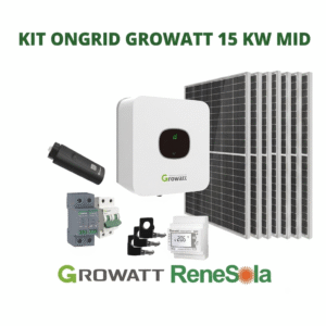 KIT ONGRID GROWATT 15 KW MID - ReneSola