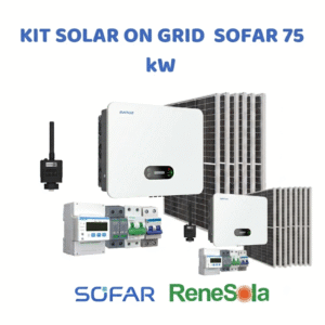 KIT SOLAR ON-GRID 75KW  SOFAR - RENESOLA