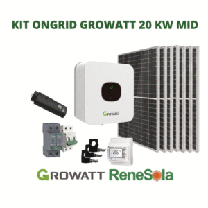 KIT ONGRID GROWATT 20 KW MID - ReneSola