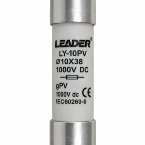 FUSIBLE SOLAR 10x38mm 10A - 1000V DC LEADER gPV